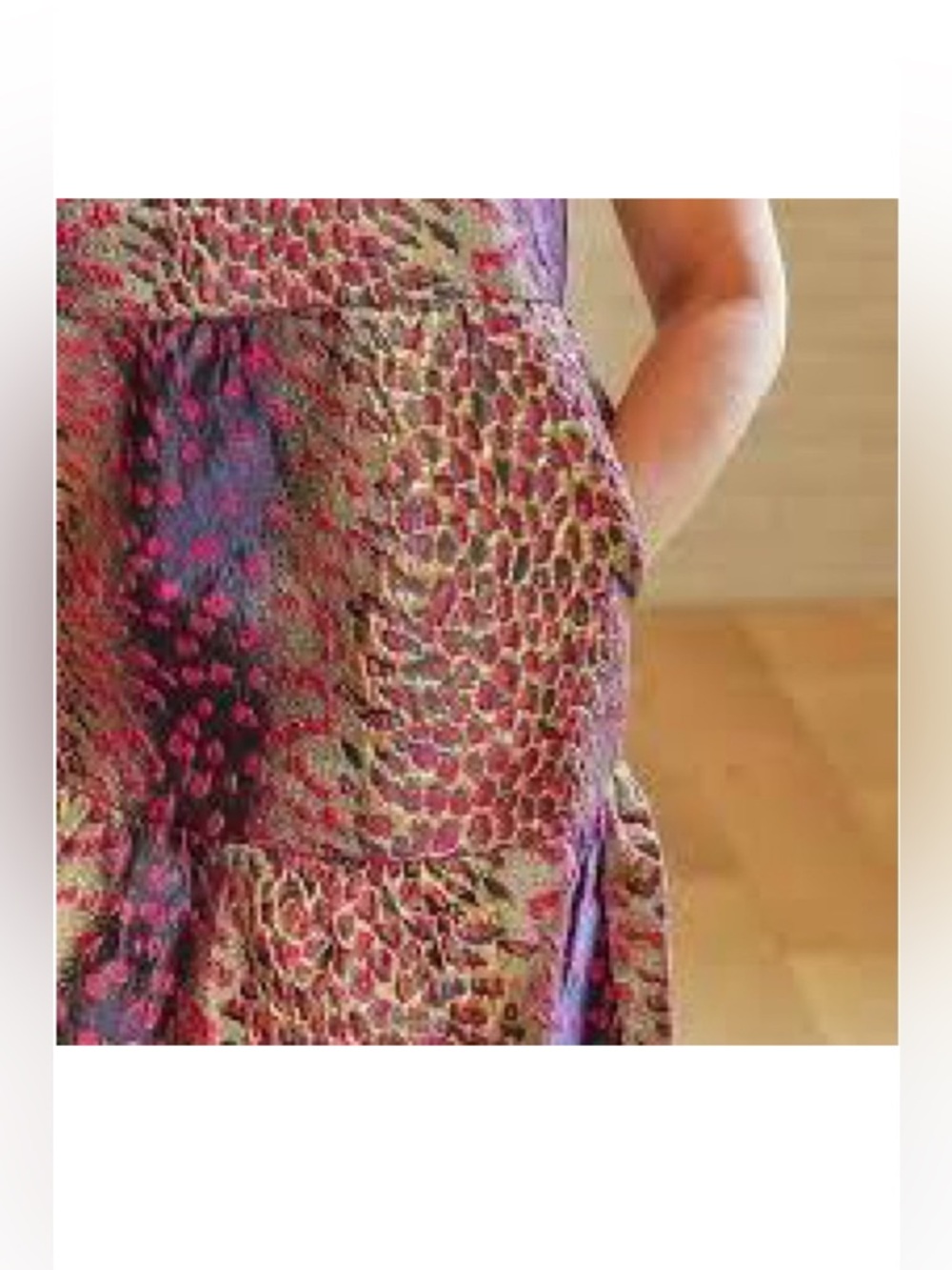 THML Metallic Wildcat Mini Flutter Sleeve Dress - Picture 7 of 12